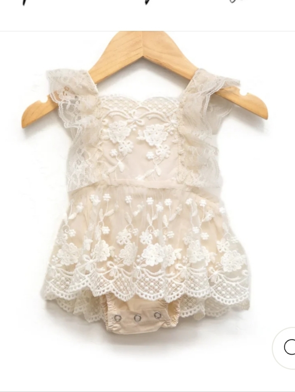 Lace Romper Size 18-24M